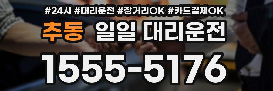 추동 일일 대리운전