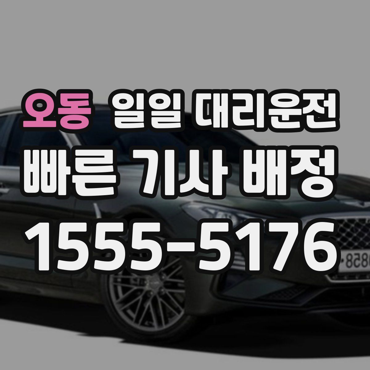 오동 일일 대리운전