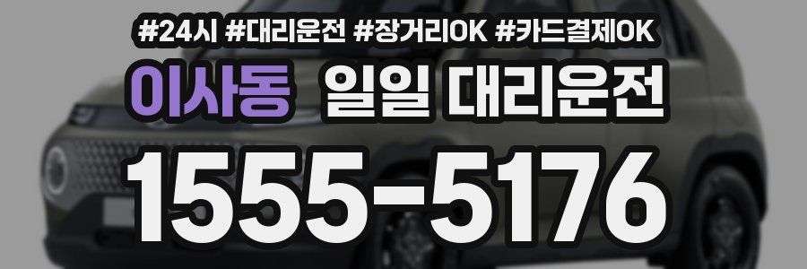이사동 일일 대리운전
