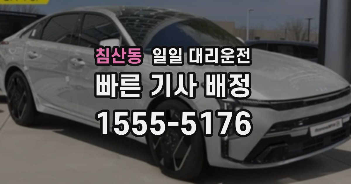 침산동 일일 대리운전