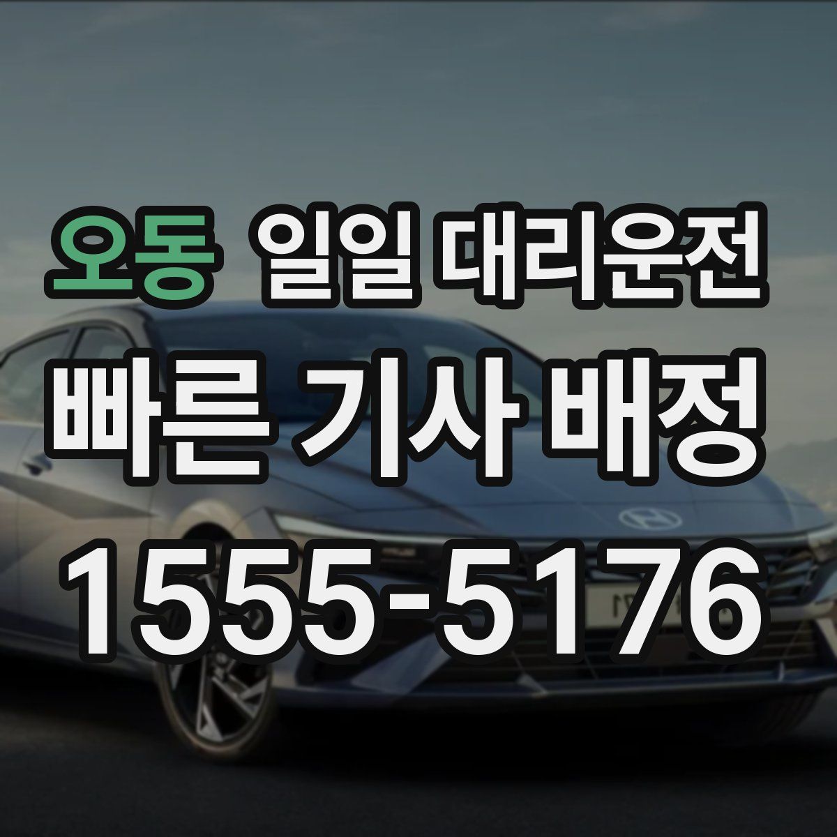 오동 일일 대리운전