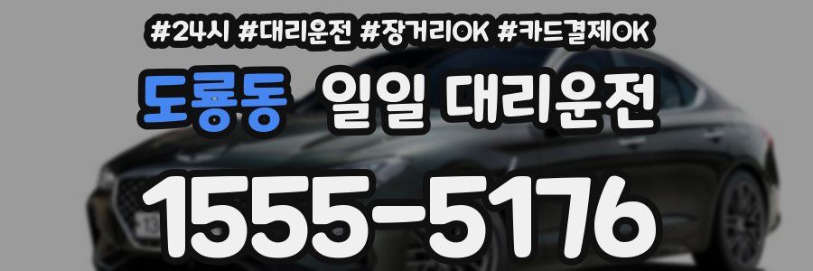 도룡동 일일 대리운전