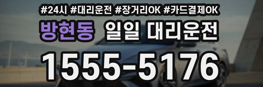 방현동 일일 대리운전
