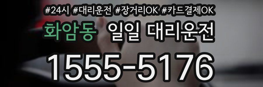 화암동 일일 대리운전