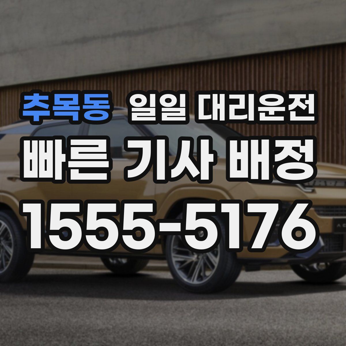 추목동 일일 대리운전
