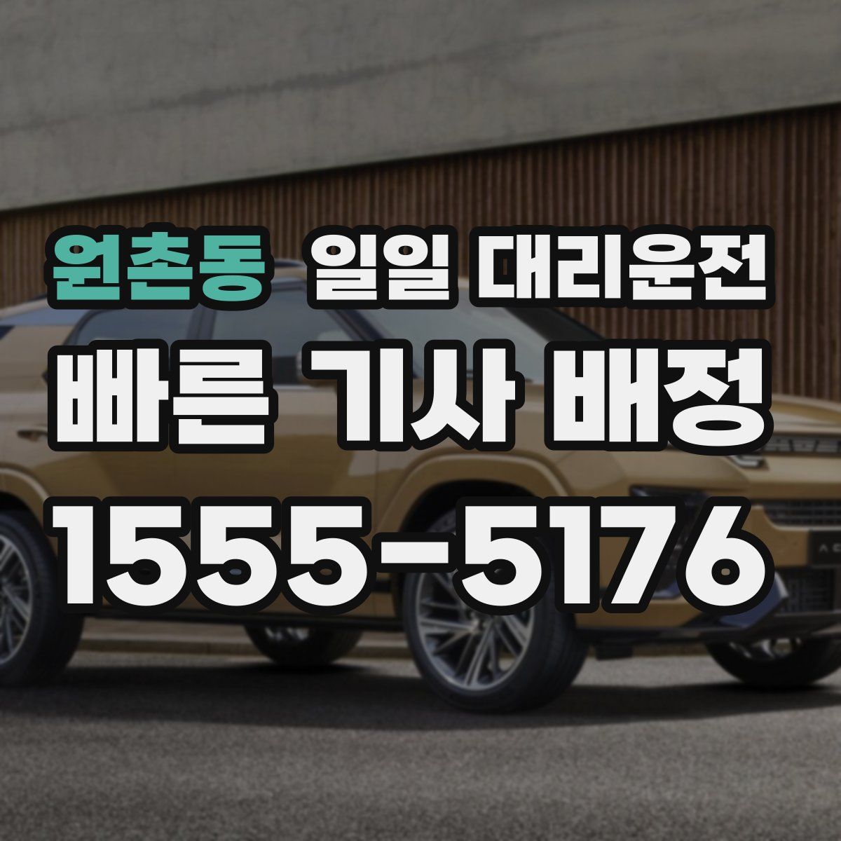 원촌동 일일 대리운전