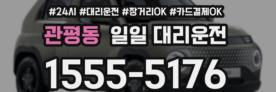 관평동 일일 대리운전