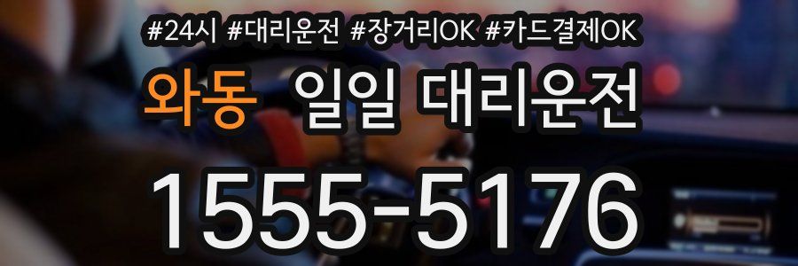 와동 일일 대리운전