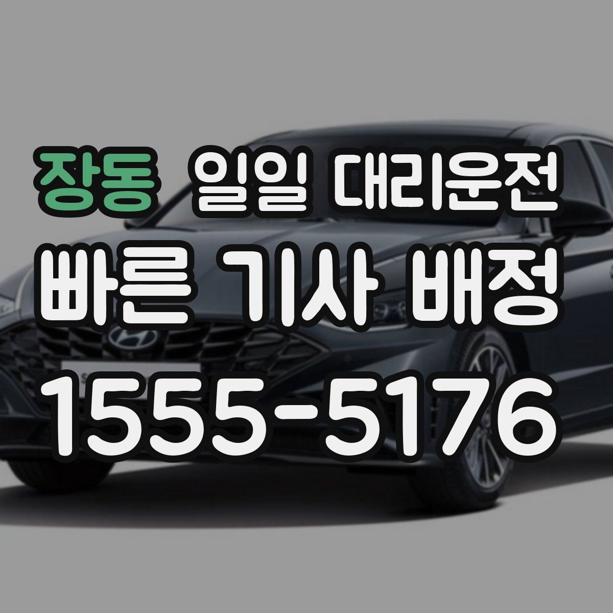 장동 일일 대리운전