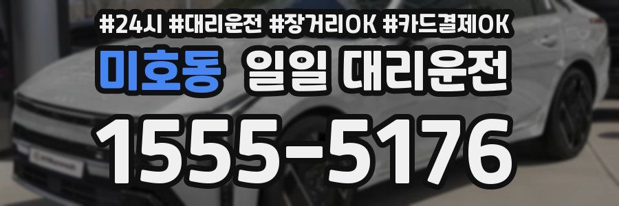 미호동 일일 대리운전