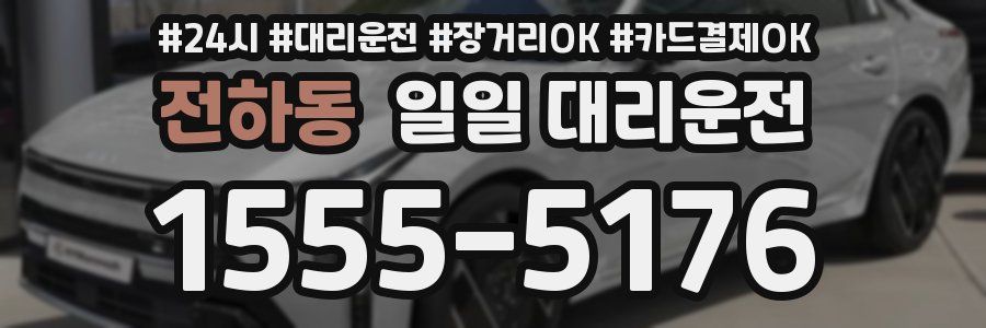 전하동 일일 대리운전
