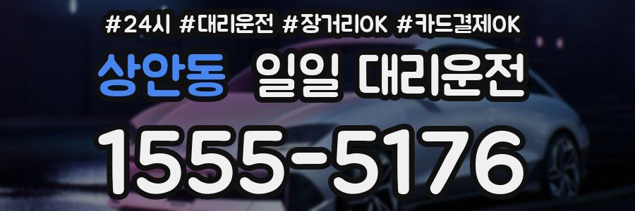 상안동 일일 대리운전