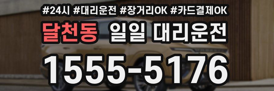 달천동 일일 대리운전