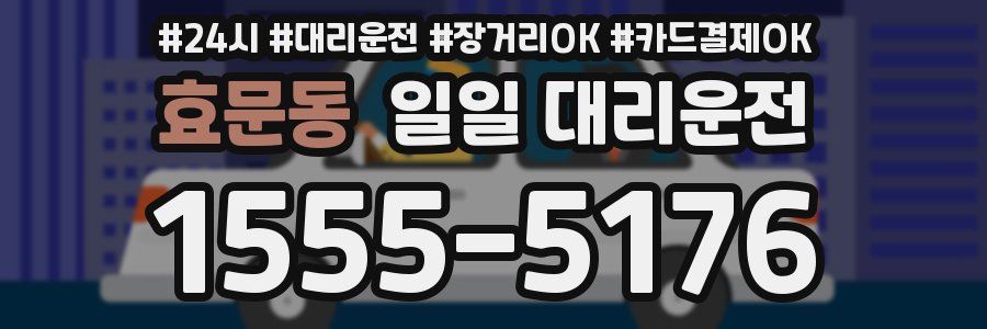 효문동 일일 대리운전
