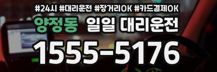 양정동 일일 대리운전