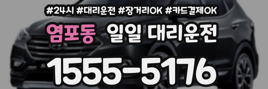 염포동 일일 대리운전