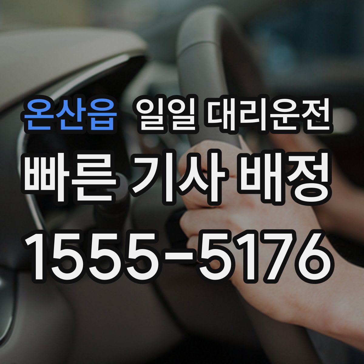 온산읍 일일 대리운전