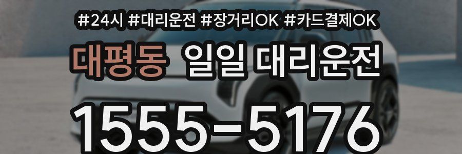 대평동 일일 대리운전