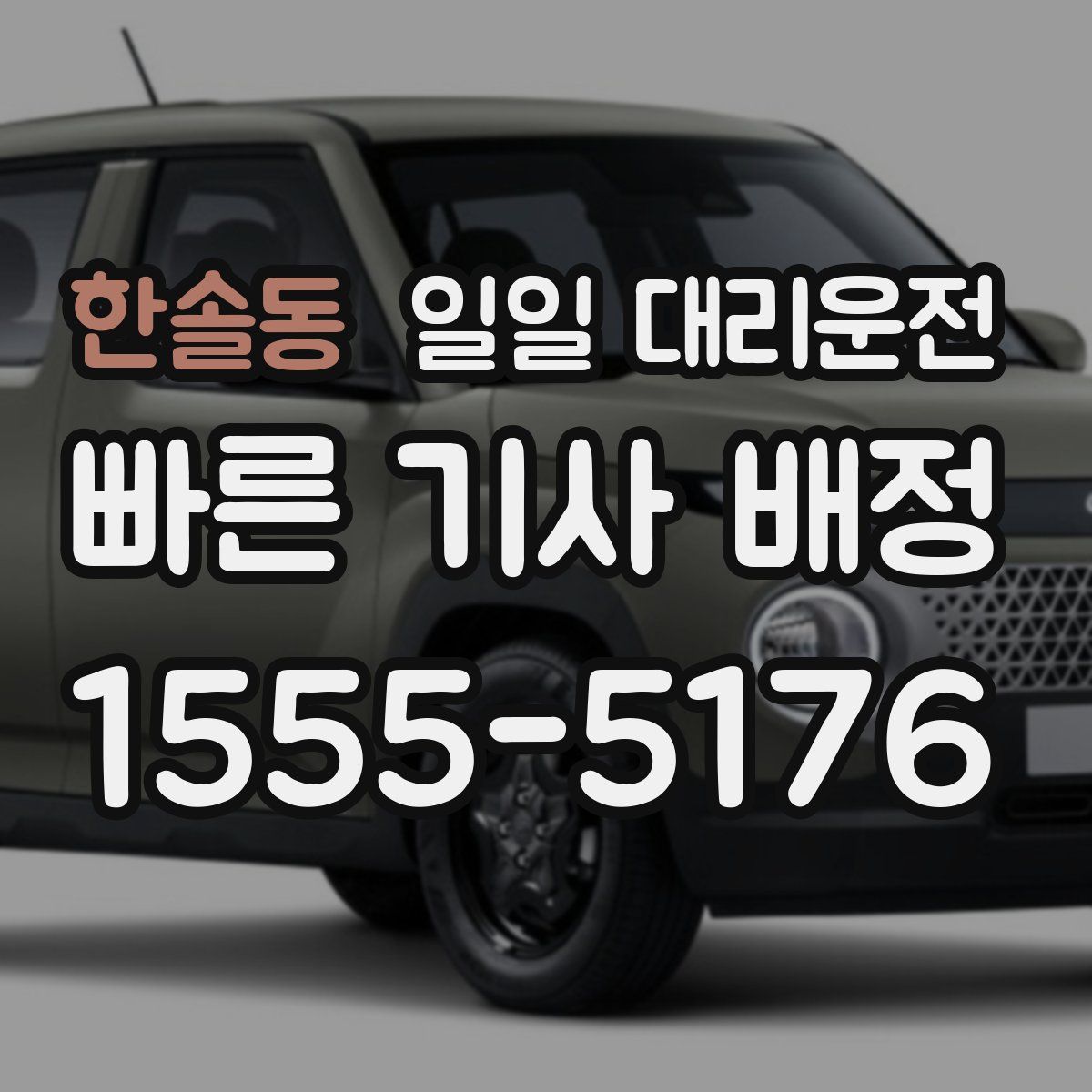 한솔동 일일 대리운전