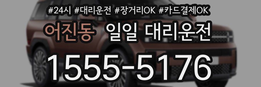 어진동 일일 대리운전