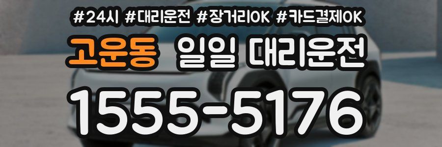 고운동 일일 대리운전
