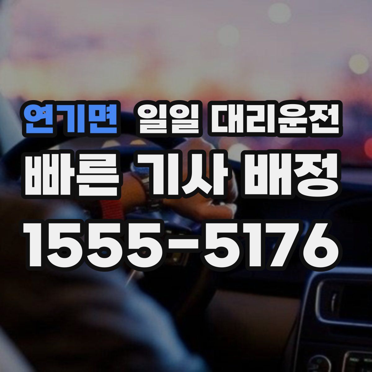 연기면 일일 대리운전