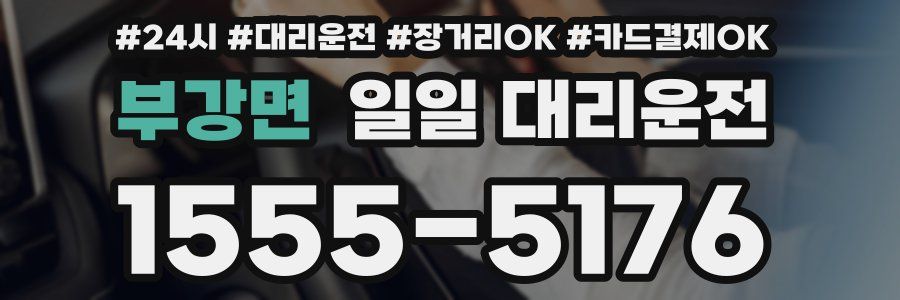 부강면 일일 대리운전