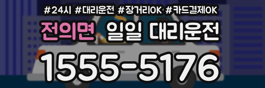 전의면 일일 대리운전