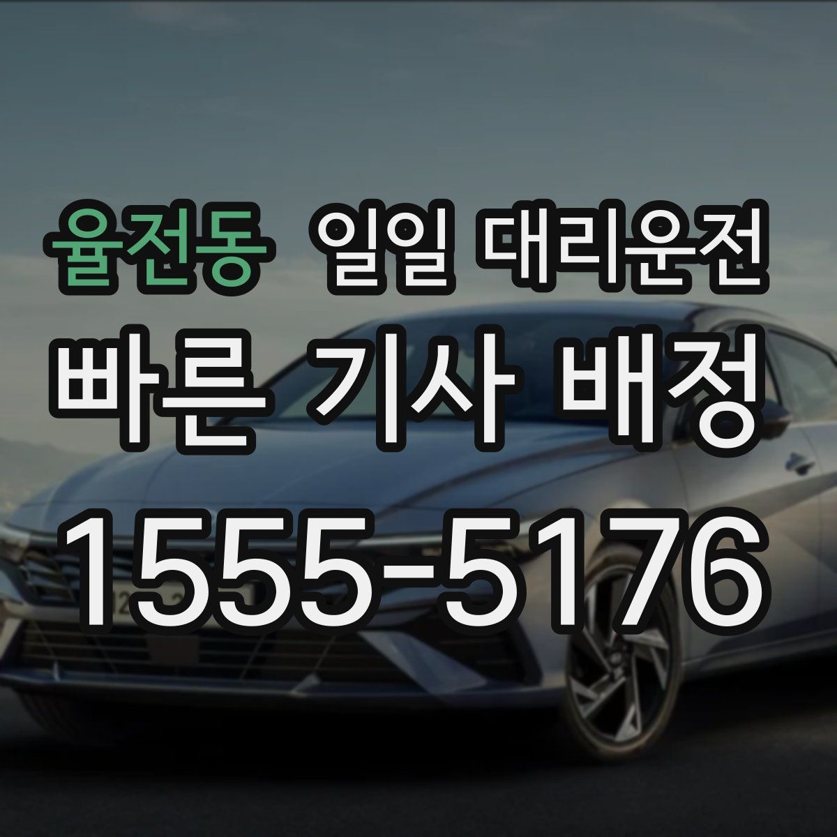 율전동 일일 대리운전