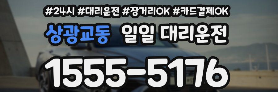 상광교동 일일 대리운전