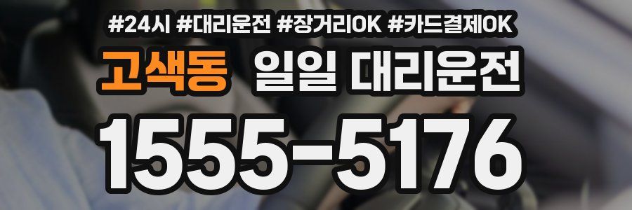 고색동 일일 대리운전