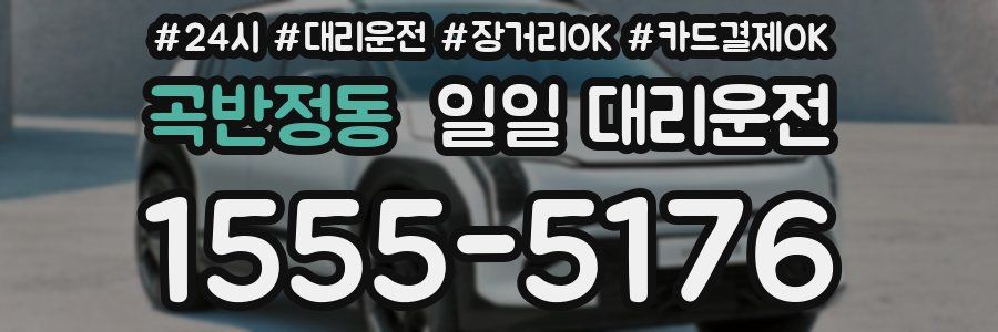 곡반정동 일일 대리운전