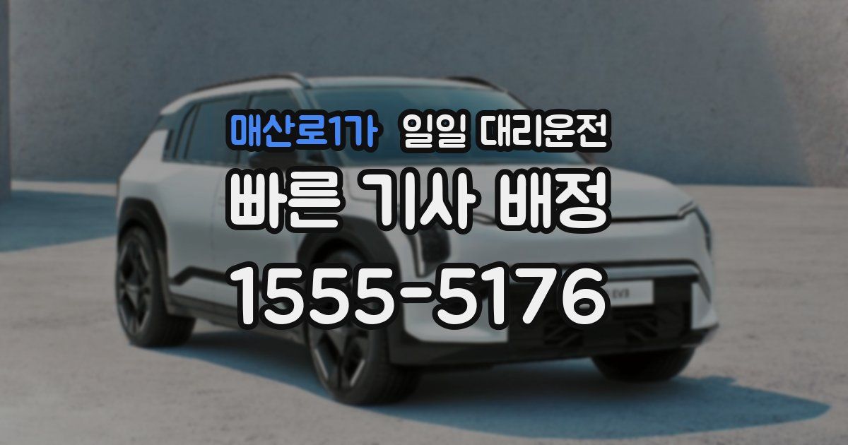 매산로1가 일일 대리운전