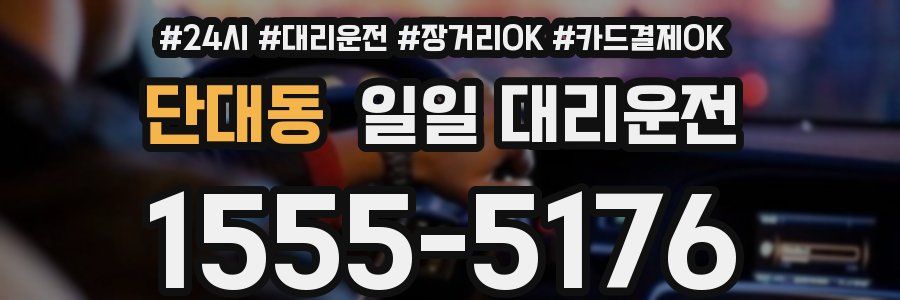 단대동 일일 대리운전