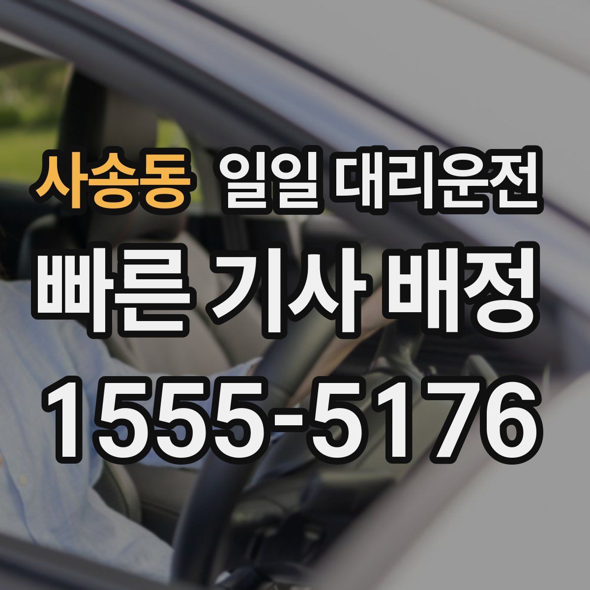 사송동 일일 대리운전