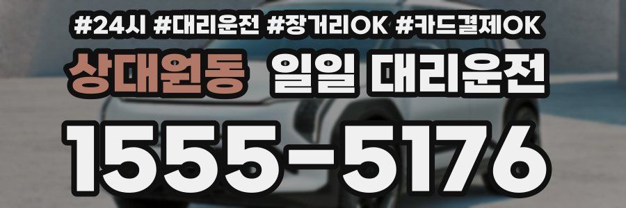 상대원동 일일 대리운전