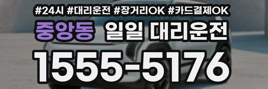 중앙동 일일 대리운전