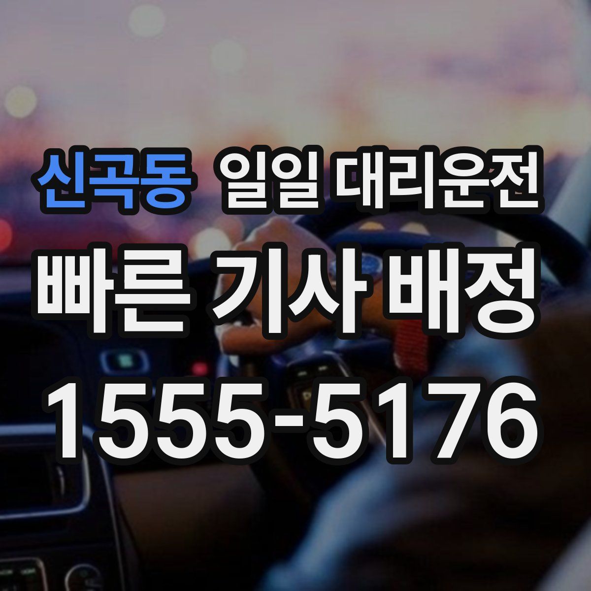 신곡동 일일 대리운전