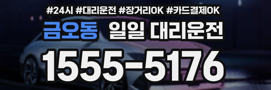 금오동 일일 대리운전