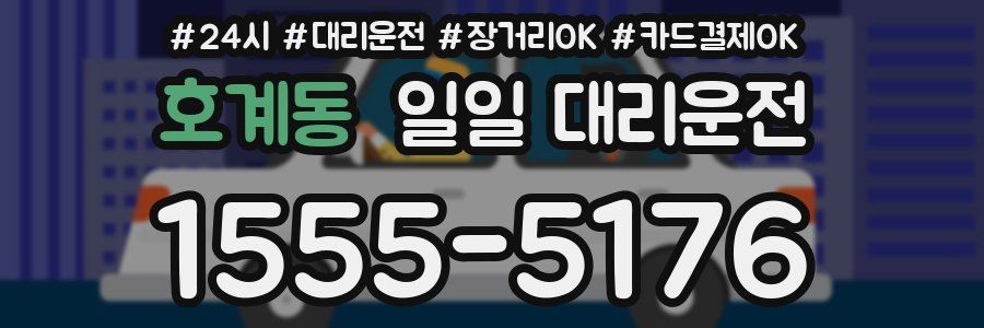 호계동 일일 대리운전