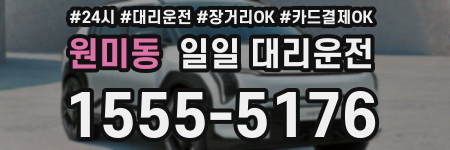 원미동 일일 대리운전