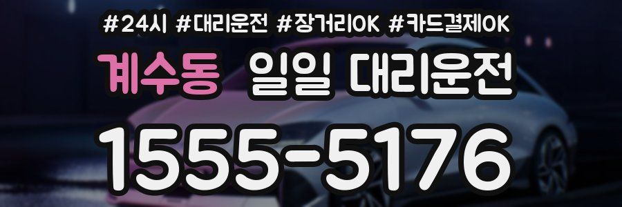 계수동 일일 대리운전