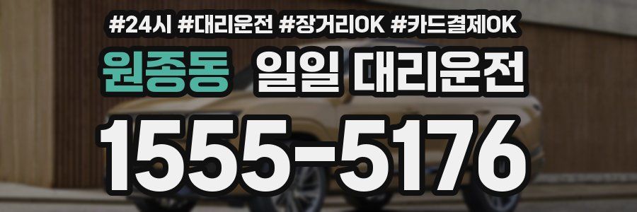 원종동 일일 대리운전