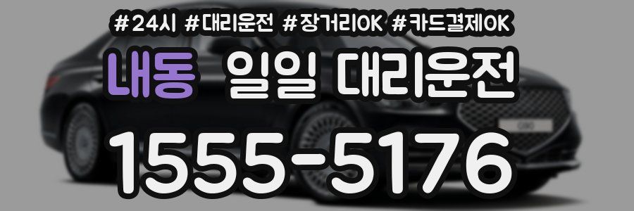 내동 일일 대리운전