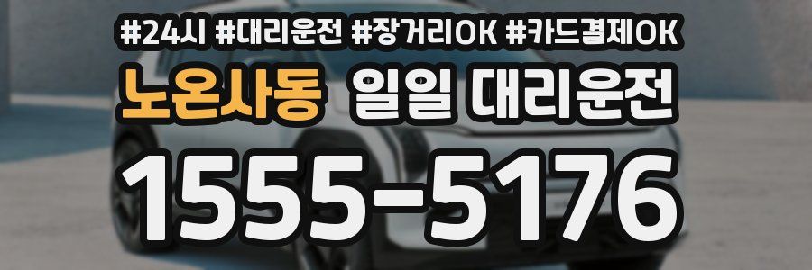 노온사동 일일 대리운전