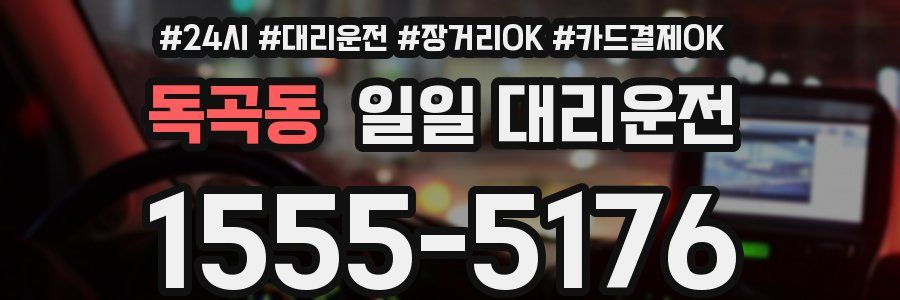독곡동 일일 대리운전