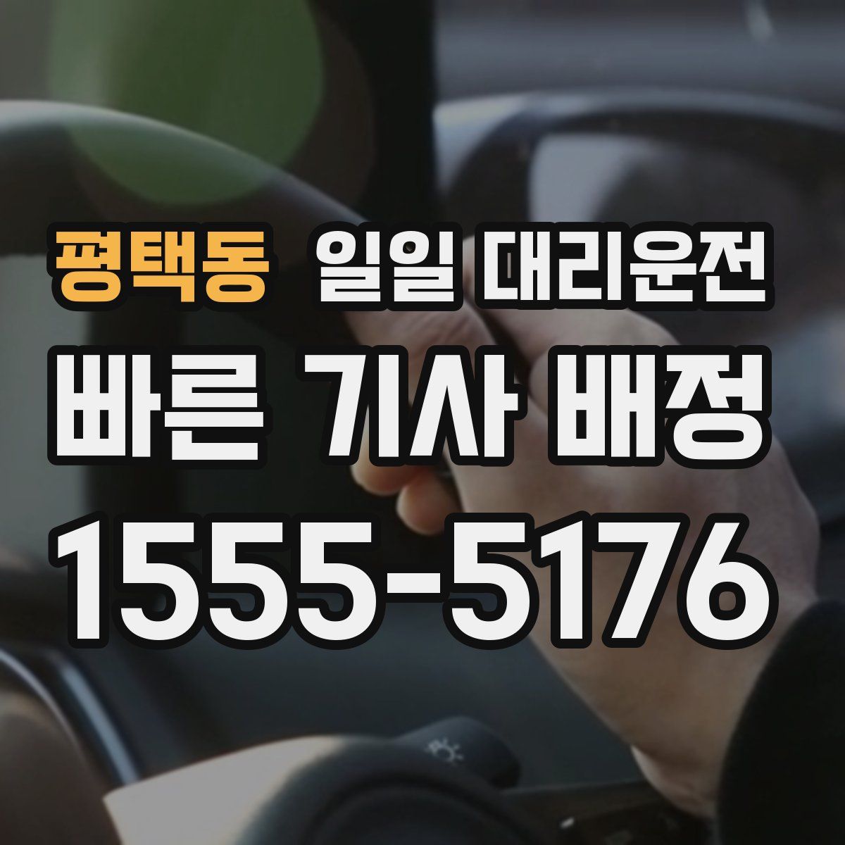 평택동 일일 대리운전