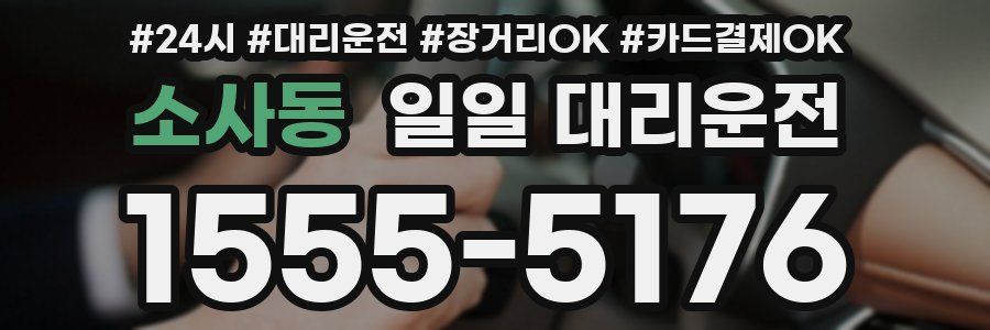 소사동 일일 대리운전
