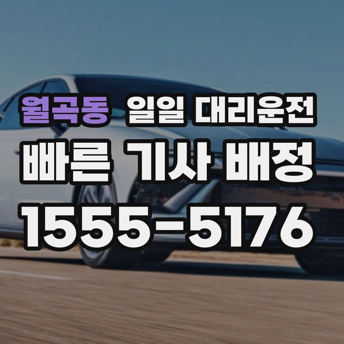 월곡동 일일 대리운전
