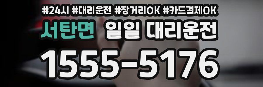 서탄면 일일 대리운전